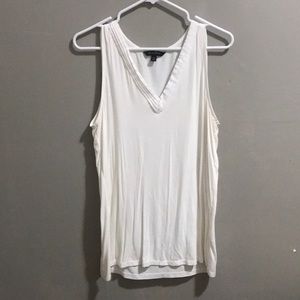 White v neck tank tops